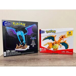 Pokémon Mega Construx Charizard + Golbat Sets – New – Pokémon Builder Lot
